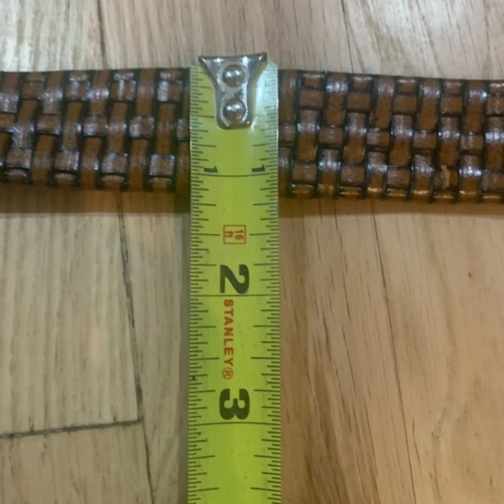 Bosch Genuine Woven Leather Belt for‎ Men Reversible Size 36/90 2 small flaws
